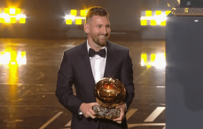 Messi won his eighth Ballon d'Or.