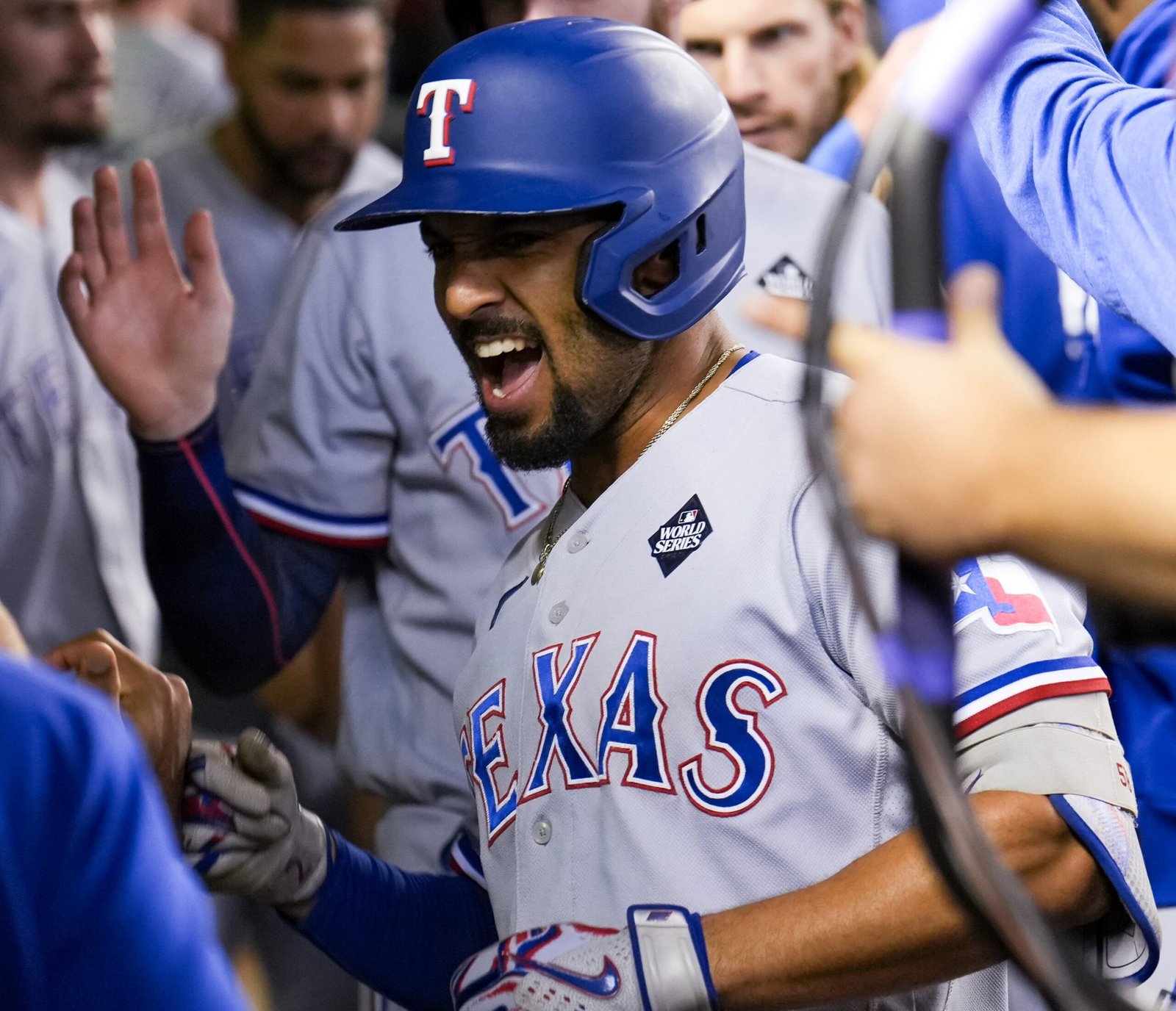 The Rangers are one victory away from winning the World Series.