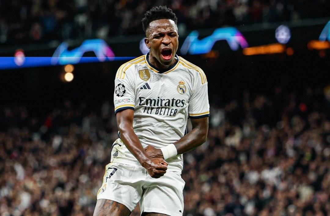 Vinicius Jr. scored the second goal of the game.